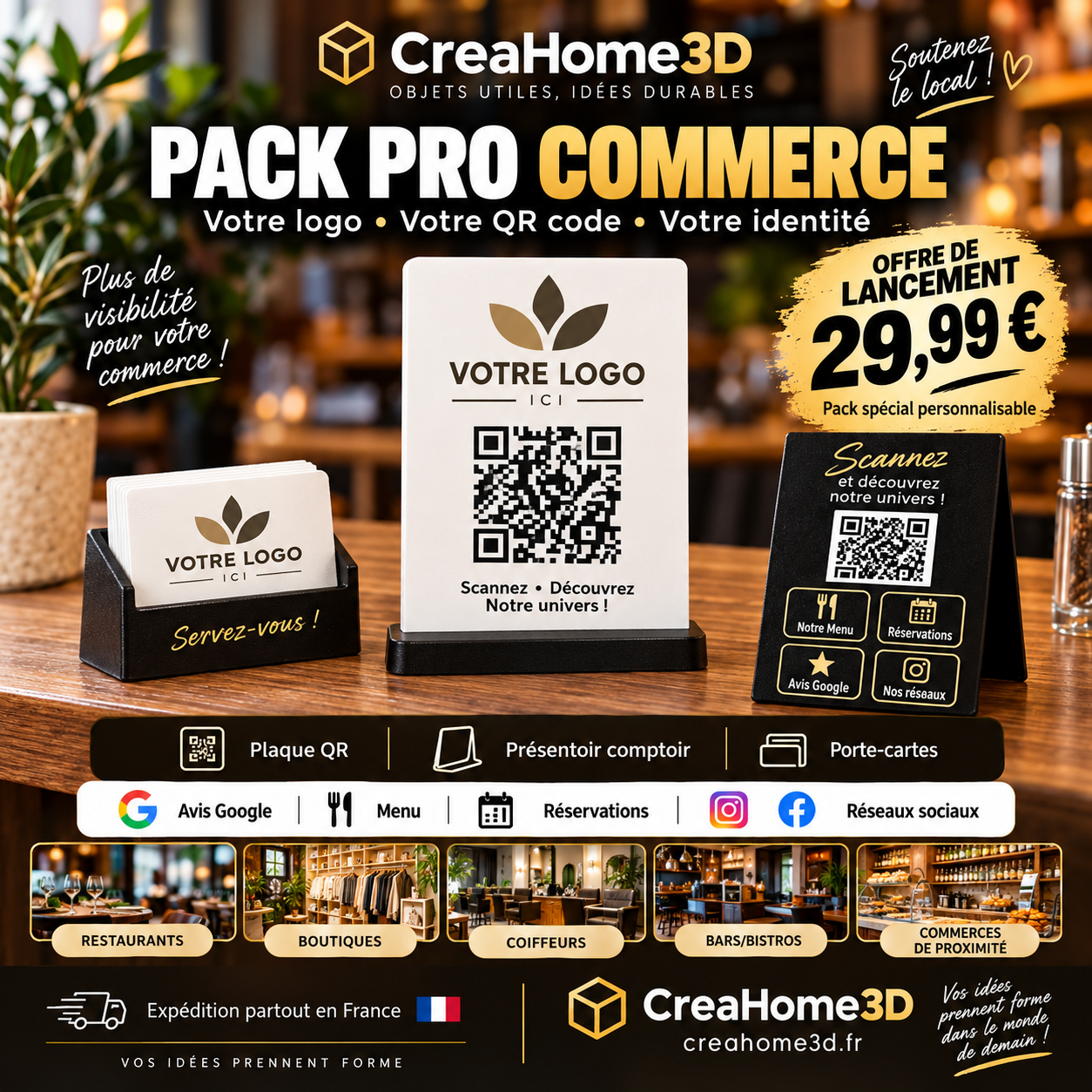 Pack Pro Commerce personnalisé